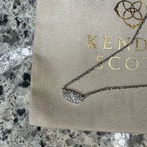 Kendra Scott Silver Pendant Necklace